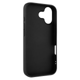 Zadní pogumovaný kryt FIXED Story pro Apple iPhone 17, černý
