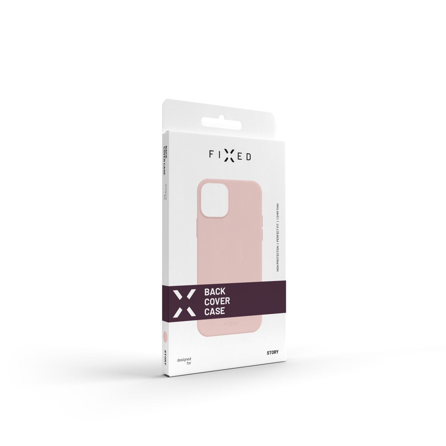 Zadní pogumovaný kryt FIXED Story pro Xiaomi 17 Ultra, růžová