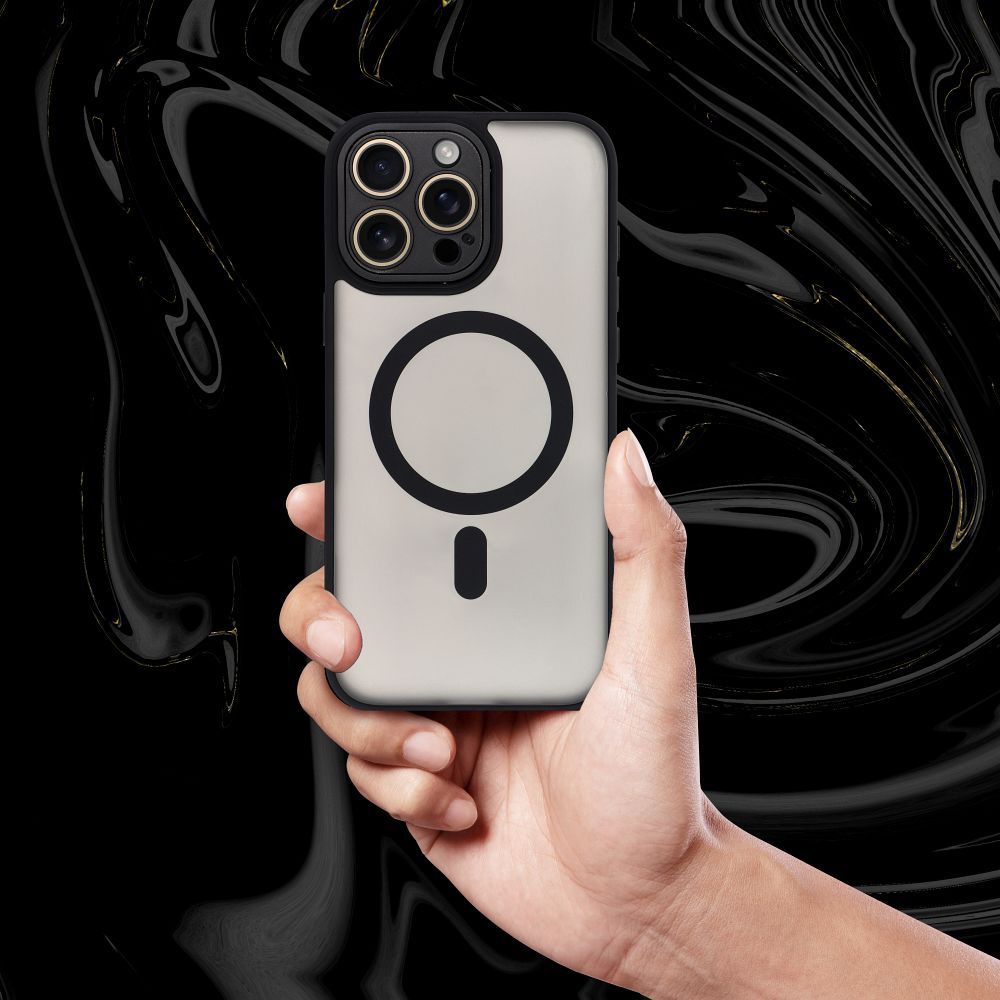 VARIETE MAG COVER Case compatible with MagSafe for IPHONE 17 PRO black