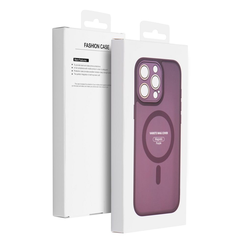 VARIETE MAG COVER Case compatible with MagSafe for IPHONE 17 PRO purple