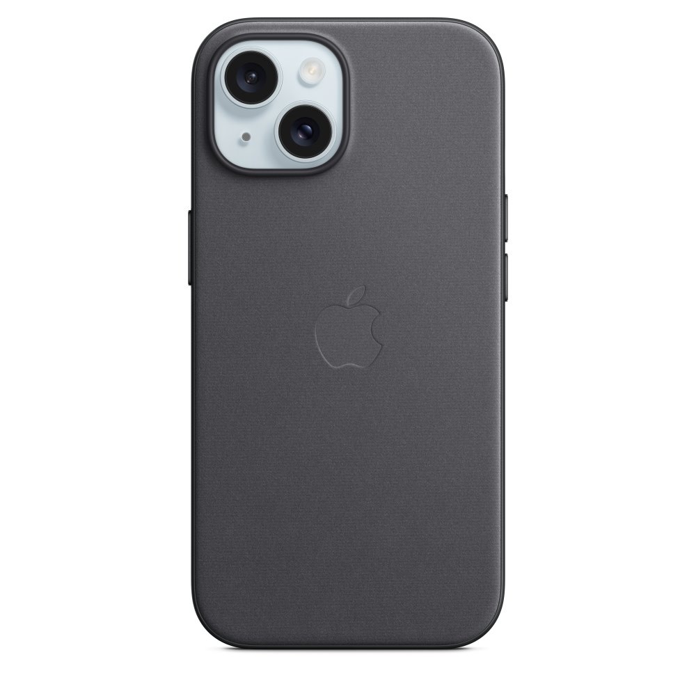 Zadní kryt Apple FineWoven MT493ZM/A vč. MagSafe pro Apple iPhone 15 Pro, black