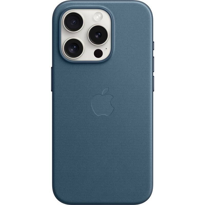 Zadní kryt Apple FineWoven MT4Q3ZM/A vč. MagSafe pro Apple iPhone 15 Pro, pacific blue