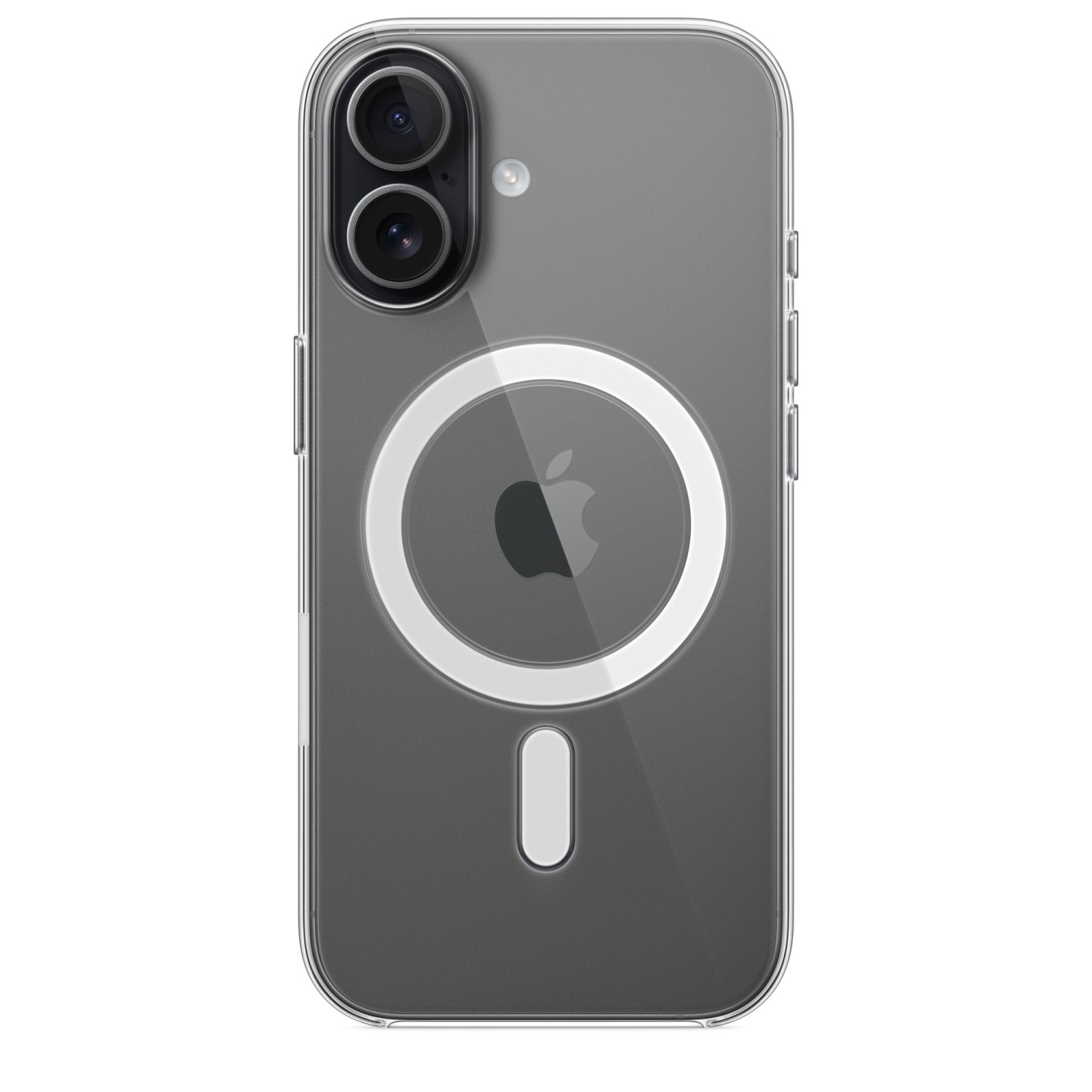 Silikonový kryt MGF24ZM/A Apple vč. Magsafe pro Apple iPhone 17, transparentní