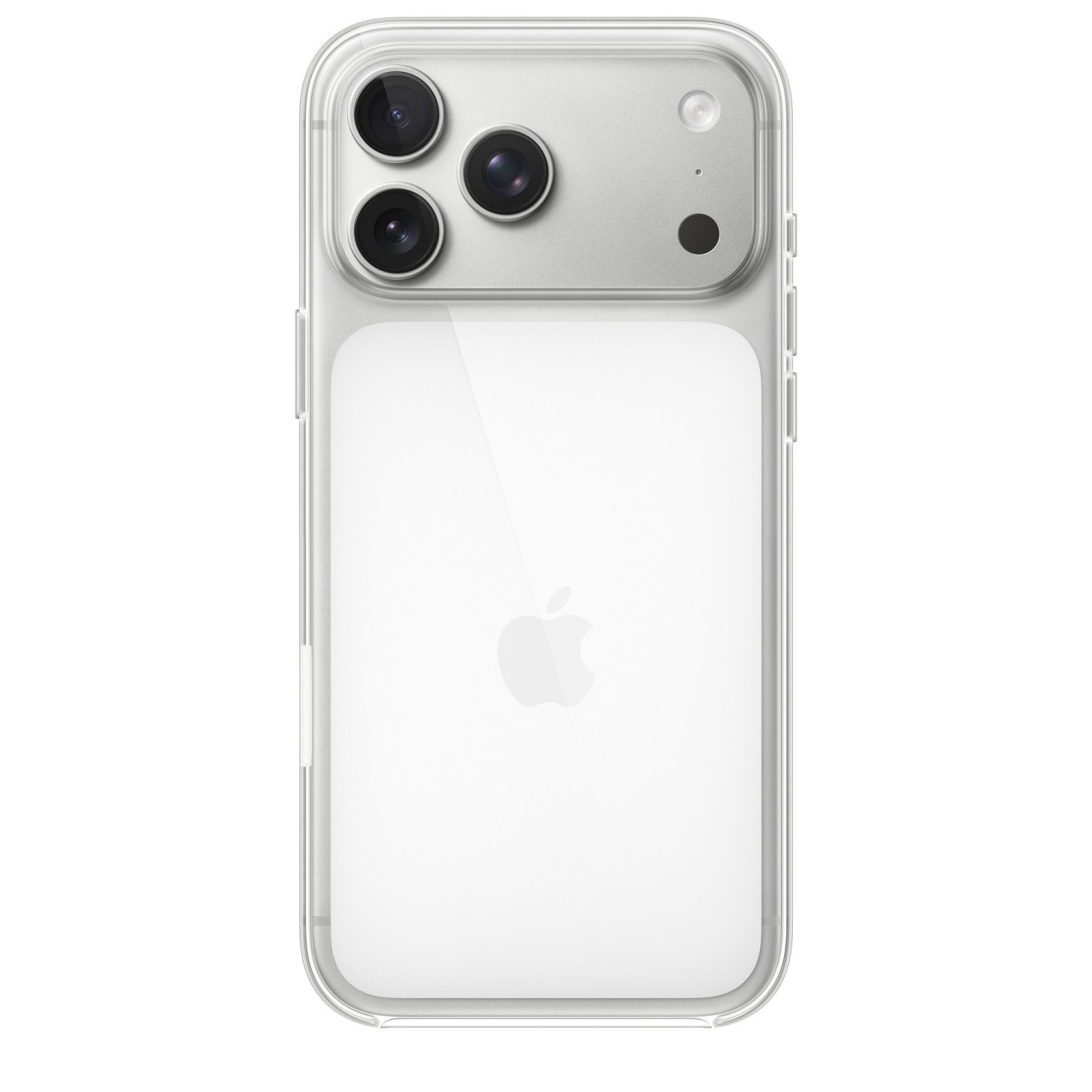 Silikonový kryt MGFW4ZM/A Apple vč. Magsafe pro Apple iPhone 17 Pro Max, transparentní
