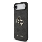 Guess PU 4G Metal Logo Strap Zadní Kryt pro iPhone Air Black