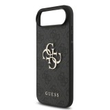 Guess PU 4G Metal Logo Strap Zadní Kryt pro iPhone Air Black
