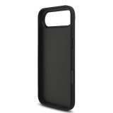 Guess PU 4G Metal Logo Strap Zadní Kryt pro iPhone Air Black