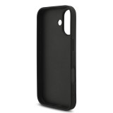 Guess PU 4G Metal Logo Strap Zadní Kryt pro iPhone 17 Black