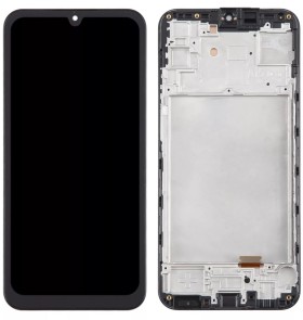 LCD display + dotyková deska + přední kryt pro Samsung Galaxy A15 4G/5G, black TFT