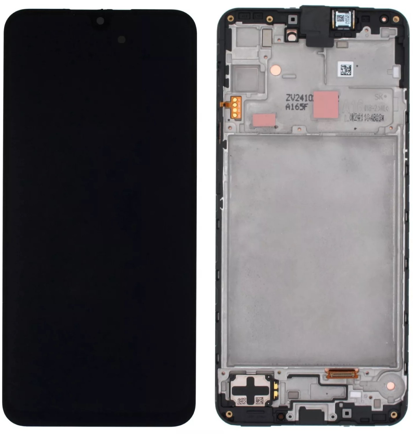 LCD display + dotyková deska + přední kryt pro Samsung Galaxy A16 4G, black TFT