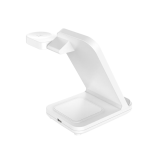 Stojánek FIXED Powerstation pro Samsung s bezdrátovým nabíjením až pro 3 zařízení, 15W+5W+2.5W, bílá
