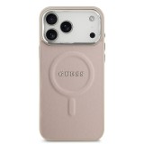 Guess PU Saffiano MagSafe Zadní Kryt pro iPhone 17 Pro Max Pink