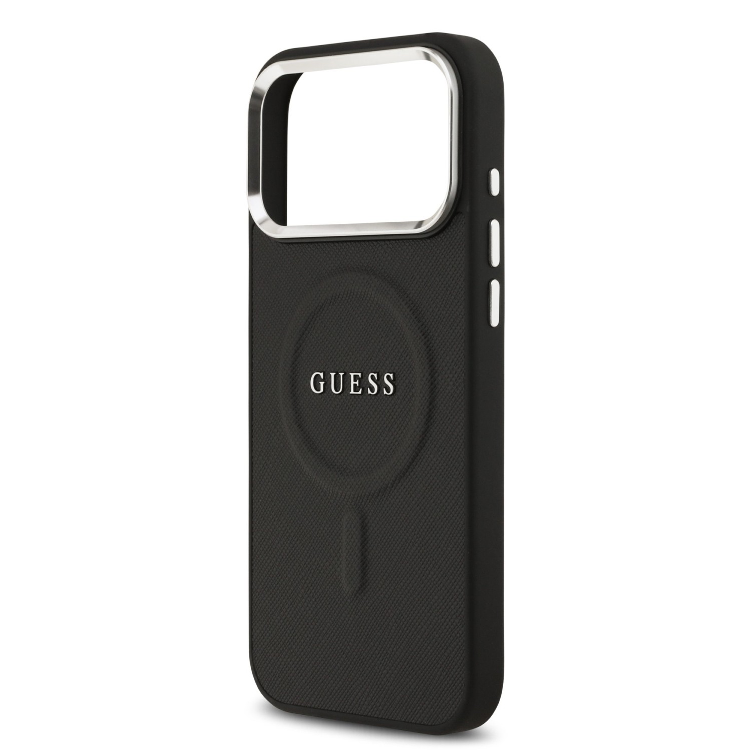 Guess PU Saffiano MagSafe Zadní Kryt pro iPhone 17 Pro Max Black