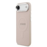 Guess PU Saffiano MagSafe Zadní Kryt pro iPhone Air Pink