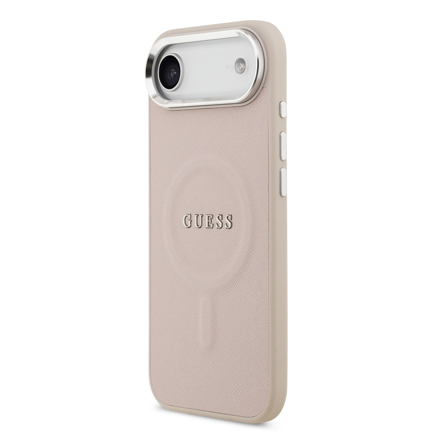 Guess PU Saffiano MagSafe Zadní Kryt pro iPhone Air Pink