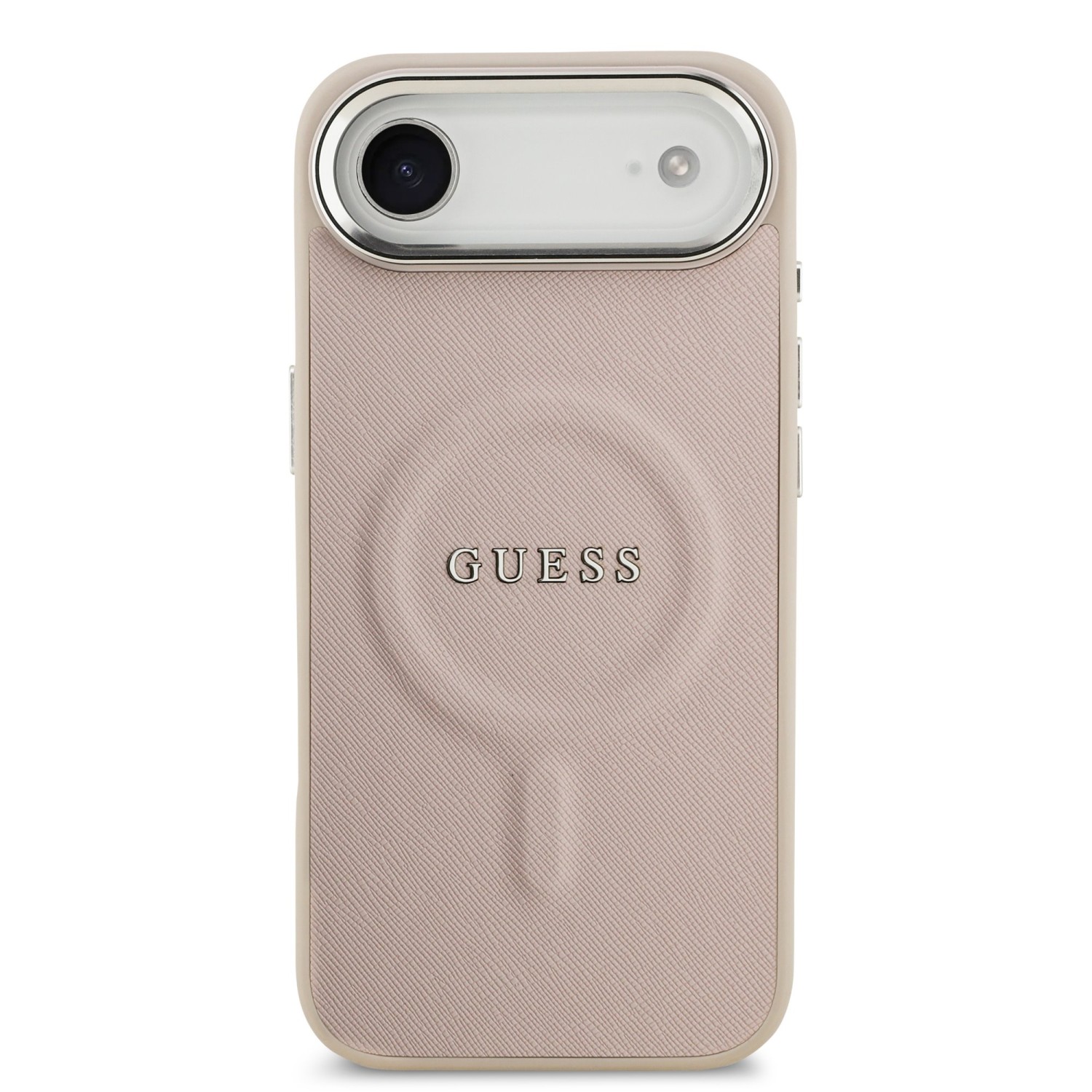 Guess PU Saffiano MagSafe Zadní Kryt pro iPhone Air Pink
