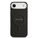 Guess PU Saffiano MagSafe Zadní Kryt pro iPhone Air Black