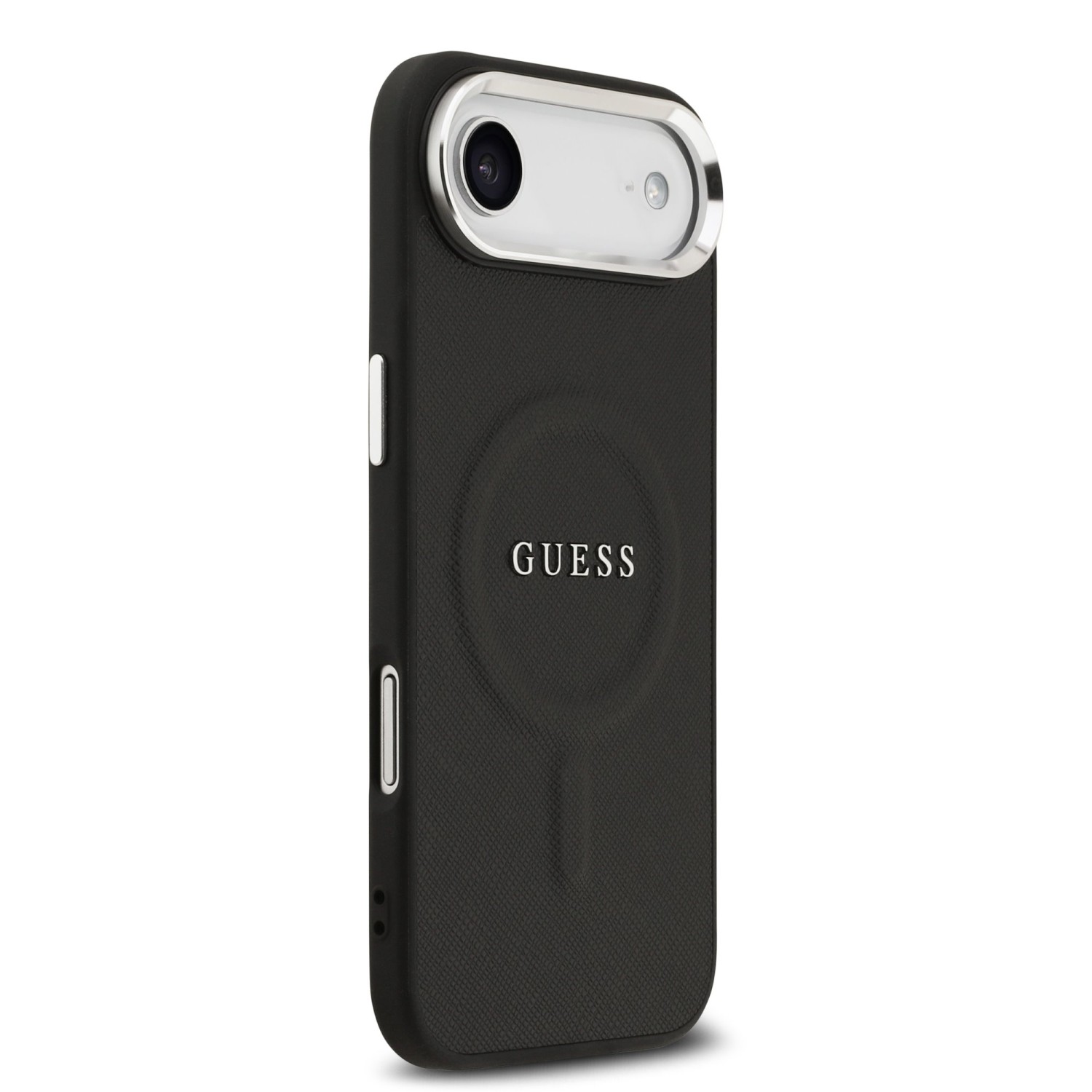 Guess PU Saffiano MagSafe Zadní Kryt pro iPhone Air Black