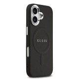 Guess PU Saffiano MagSafe Zadní Kryt pro iPhone 17 Black