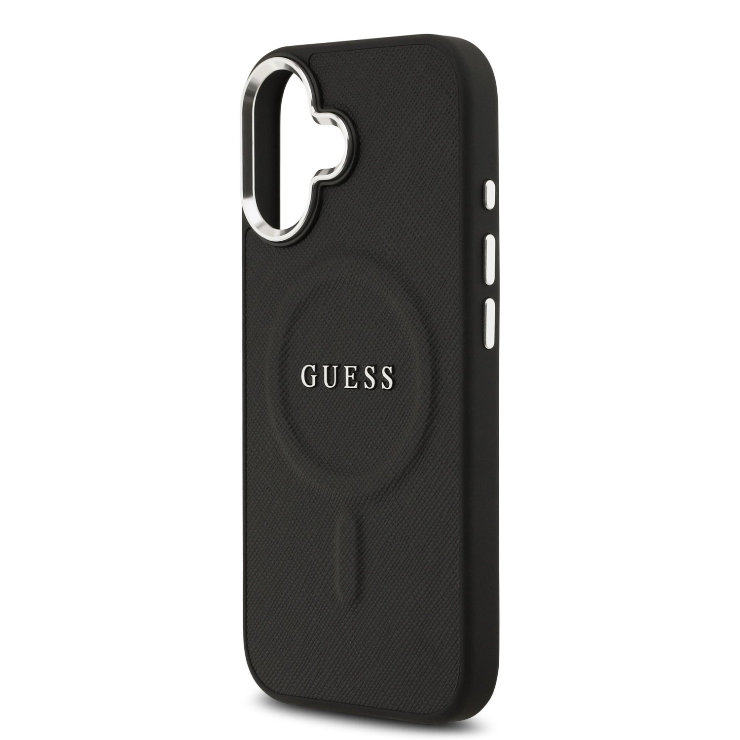 Guess PU Saffiano MagSafe Zadní Kryt pro iPhone 17 Black