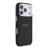 Guess PU Saffiano MagSafe Zadní Kryt pro iPhone 17 Pro Black