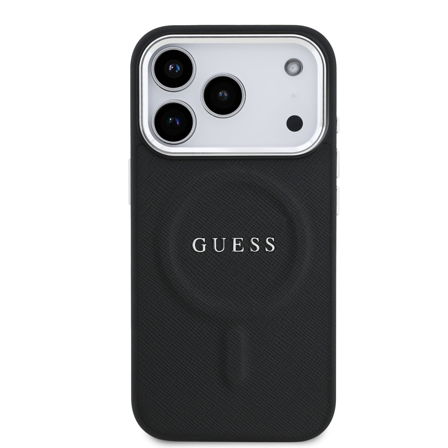 Guess PU Saffiano MagSafe Zadní Kryt pro iPhone 17 Pro Black