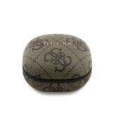 Guess PU 4G Script Logo ENC TWS Bezdrátová Sluchátka Brown