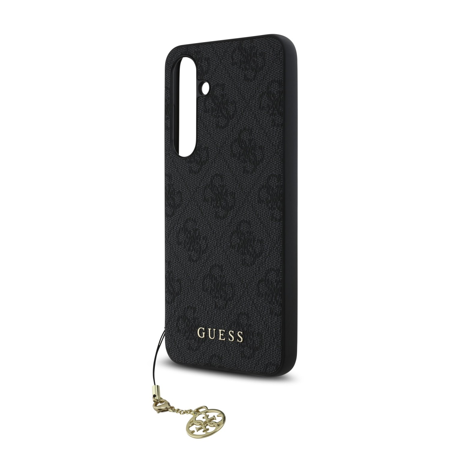 Guess 4G Charm Zadní Kryt pro Samsung Galaxy S24 FE Grey
