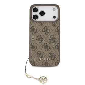 Zadní kryt Guess 4G Charm pro Apple iPhone 17 Pro Max, tone on tone brown