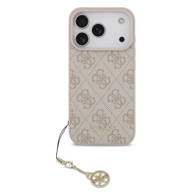 Zadní kryt Guess 4G Charm pro Apple iPhone 17 Pro, tone on tone pink