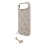 Guess 4G Charm Zadní Kryt pro iPhone Air Tone on Tone Pink