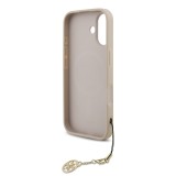 Guess 4G Charm Zadní Kryt pro iPhone 17 Tone on Tone Pink