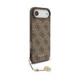 Guess 4G Charm Zadní Kryt pro iPhone Air Tone on Tone Brown