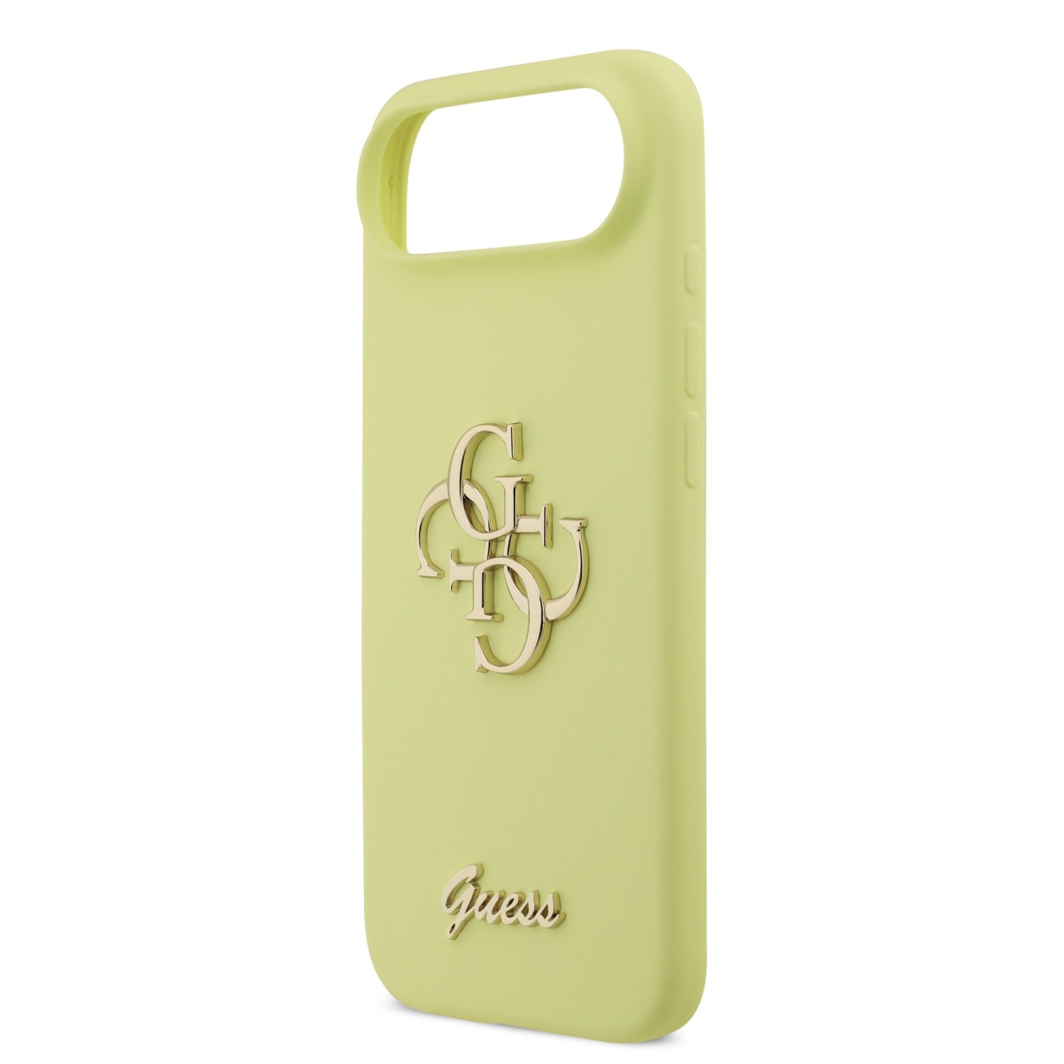 Guess Liquid Silicone 4G Metal Logo Zadní Kryt pro iPhone Air Yellow