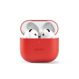 Silikonové pouzdro Epico pro AirPods 4, červená