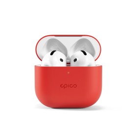 Silikonové pouzdro Epico pro AirPods 4, červená
