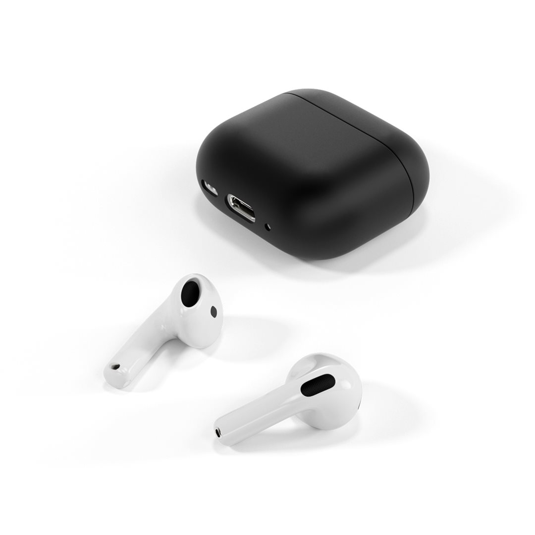 Silikonové pouzdro Epico pro AirPods 4, černá