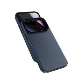 Zadní ochranný kryt Epico Leather Mag+ Case pro Apple iPhone 17 Pro Max, modrá