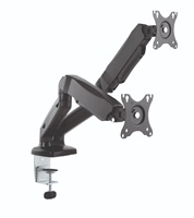 CONNECT IT TwinArm stolní držák na 2 monitory, ČERNÝ