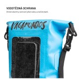 Voděodolný vak FIXED Float Bag s kapsou pro mobilní telefon 3L Vandrácký Speciál, modrý