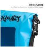 Voděodolný vak FIXED Float Bag s kapsou pro mobilní telefon 3L Vandrácký Speciál, modrý