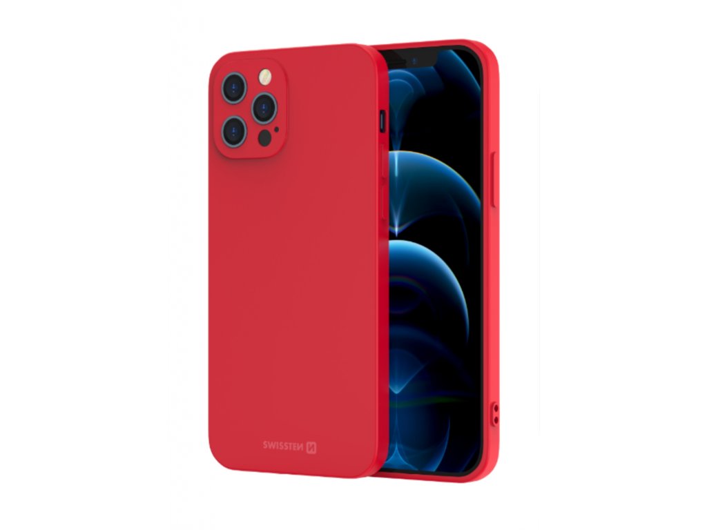 Zadní kryt Swissten Soft Joy pro Samsung Galaxy A17 4G/5G, červená