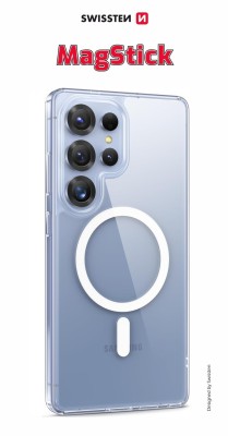 Silikonové pouzdro Swissten Clear Jelly MagStick pro Apple iPhone 17, černá