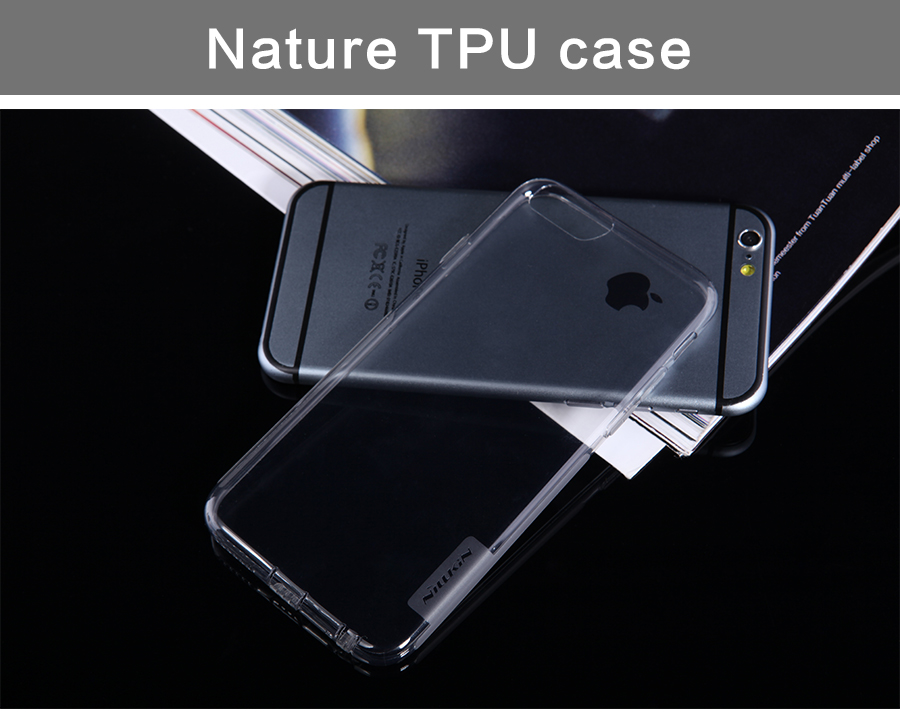 Silikonové TPU pouzdro Nillkin Nature pro Apple iPhone 6 Plus, šedé
