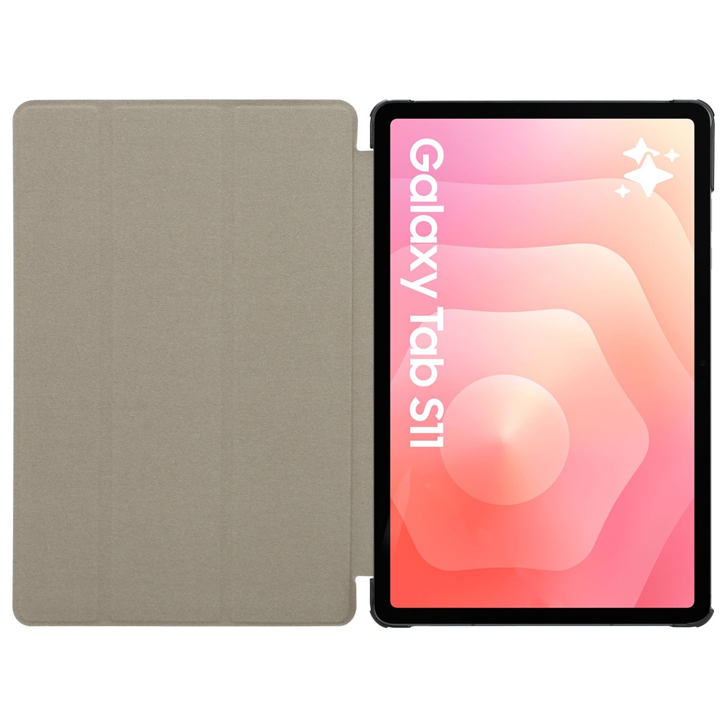 Tactical Book Tri Fold Pouzdro pro Samsung Galaxy TAB S11 Black