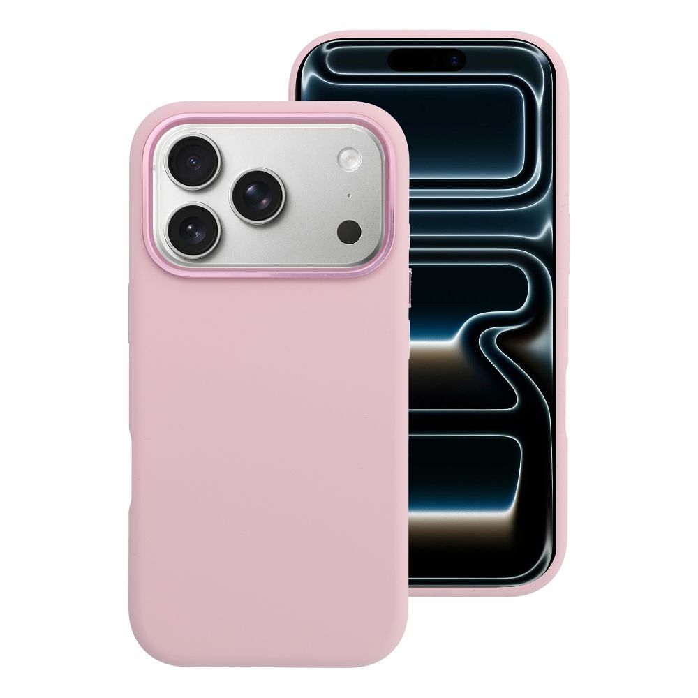 FORCELL F-PROTECT Frame Premium case compatible with MagSafe for IPHONE 17 PRO MAX pink