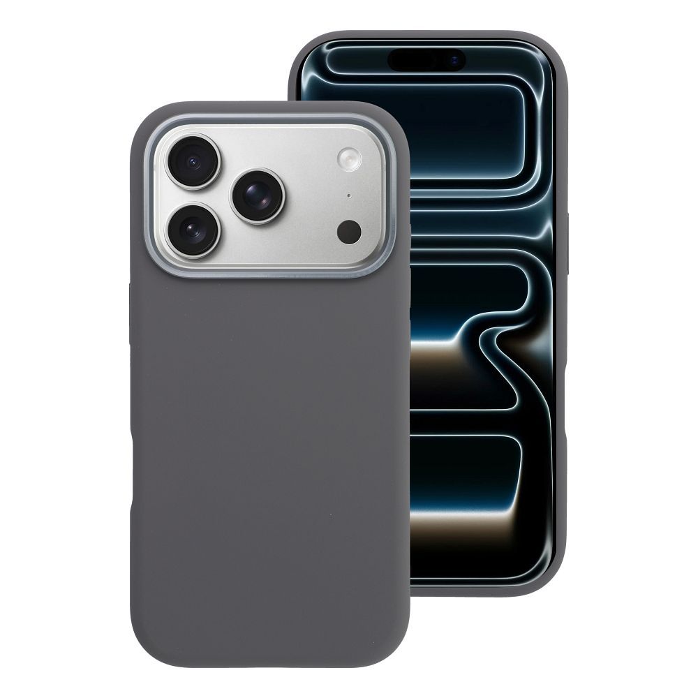 FORCELL F-PROTECT Frame Premium case compatible with MagSafe for IPHONE 16 PRO MAX gray