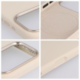 FORCELL F-PROTECT Frame Premium case compatible with MagSafe for IPHONE 16 antique white