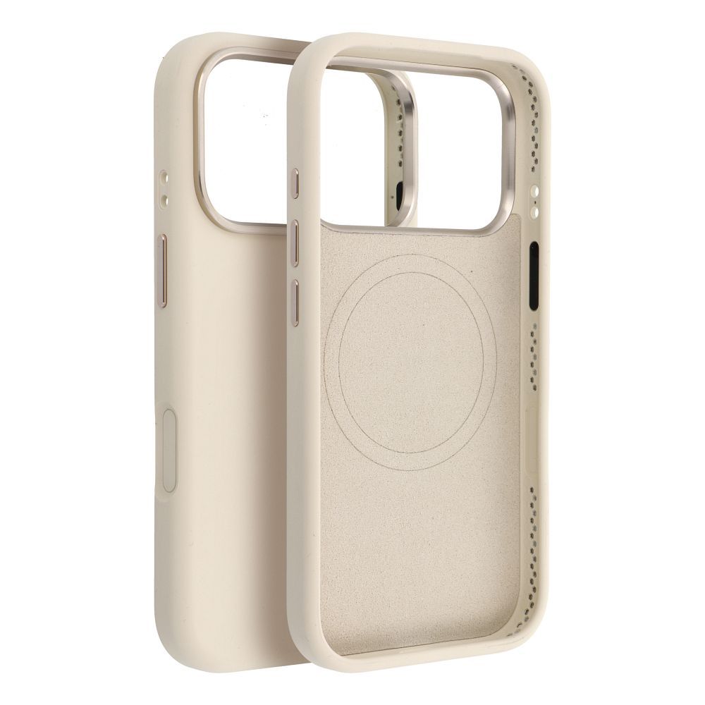 FORCELL F-PROTECT Frame Premium case compatible with MagSafe for IPHONE 17 Air antique white