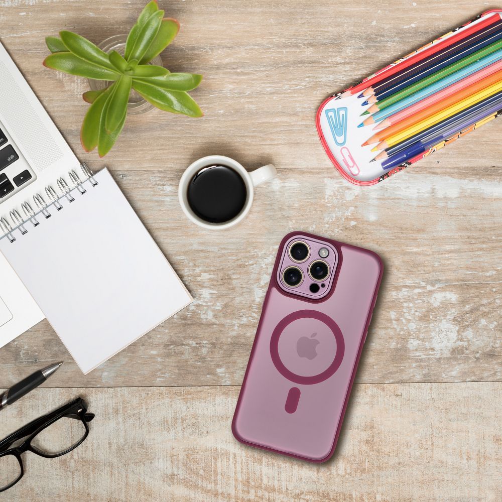 VARIETE MAG COVER Case compatible with MagSafe for SAMSUNG A17 purple